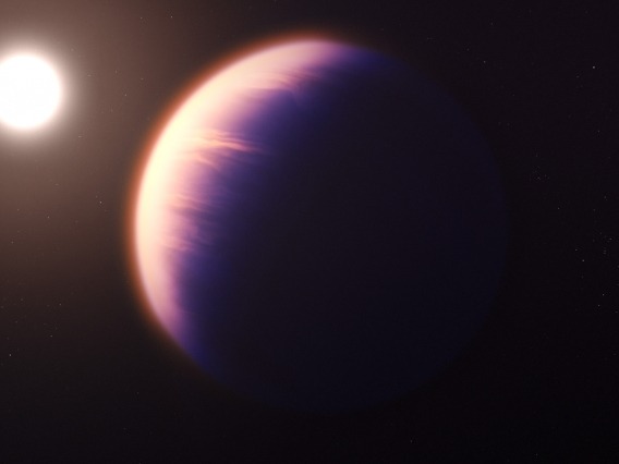 Artist's illustration of what exoplanet WASP-39 b might look like